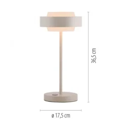 Schöner Wohnen-Kollektion LED Tischleuchte Elmo sandbrise Touchdimmer