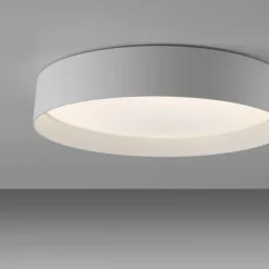 Schöner Wohnen-Kollektion LED Deckenleuchte TAVOLI, weiss, rund D=39cm, dimmbar, Fernbedienung