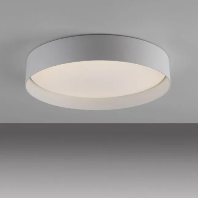 Schöner Wohnen-Kollektion LED Deckenleuchte TAVOLI, weiss, rund D=39cm, dimmbar, Fernbedienung