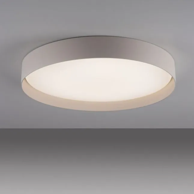 Schöner Wohnen-Kollektion LED Deckenleuchte TAVOLI, sandfarben, rund D=49cm, CCT, Fernbedienung