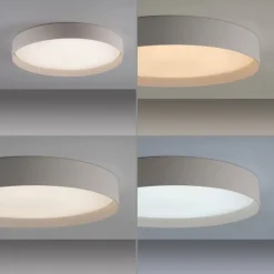 Schöner Wohnen-Kollektion LED Deckenleuchte TAVOLI, sandfarben, rund D=49cm, CCT, Fernbedienung
