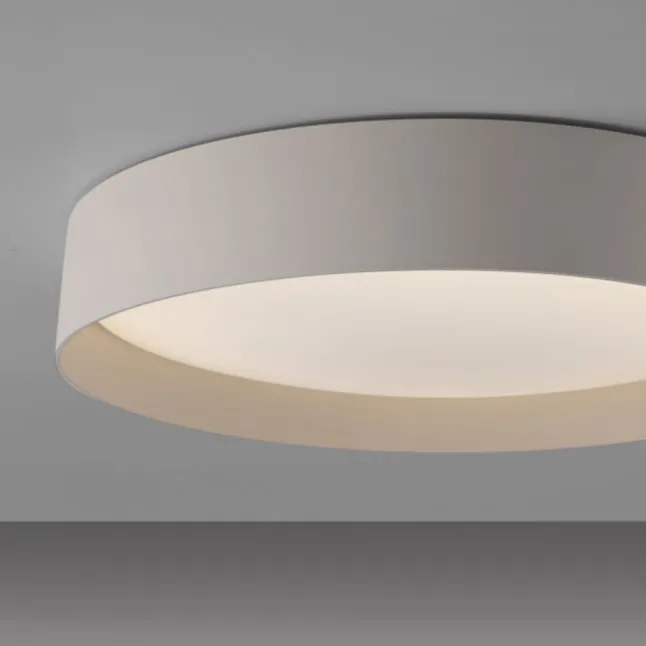 Schöner Wohnen-Kollektion LED Deckenleuchte TAVOLI, Sandfarben, rund D=39cm, dimmbar, Fernbedienung