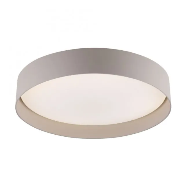 Schöner Wohnen-Kollektion LED Deckenleuchte TAVOLI, Sandfarben, rund D=39cm, dimmbar, Fernbedienung