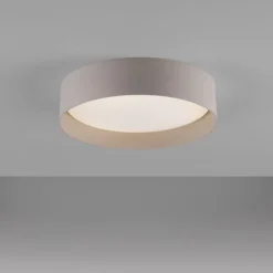 Schöner Wohnen-Kollektion LED Deckenleuchte TAVOLI Sandfarben, dimmbar, Fernbedienung