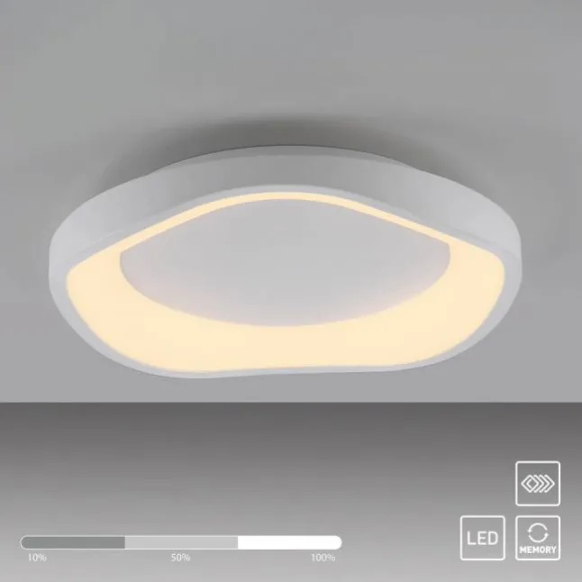 Schöner Wohnen-Kollektion LED Deckenleuchte MONTA, weiss, dimmbar, Memoryfunktion