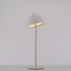 Schöner Wohnen-Kollektion LED Akku Tischleuchte BELLIES, Sandfarben, aufladbar, USB