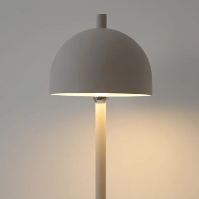 Schöner Wohnen-Kollektion LED Akku Stehleuchte BELLIES, Sandfarben, aufladbar, USB-Kabel