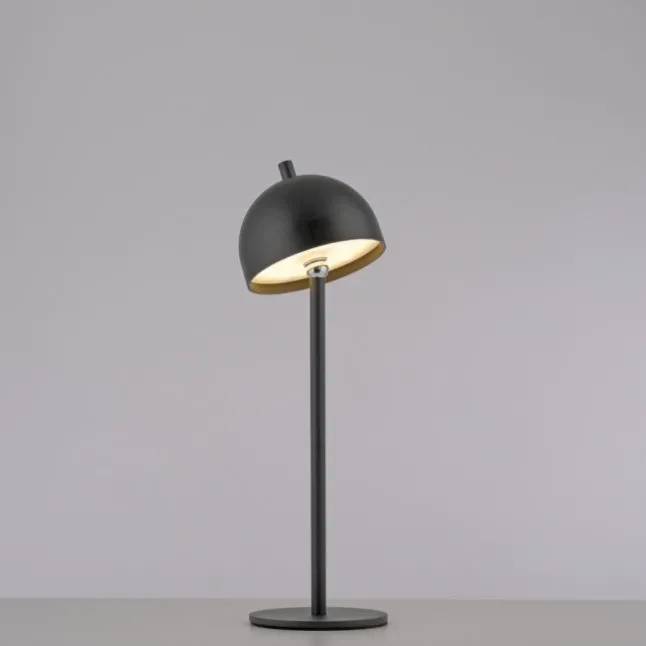 Schöner Wohnen-Kollektion LED Akku Stehleuchte BELLIES, schwarz, aufladbar, USB-Ladekabel