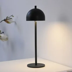 Schöner Wohnen-Kollektion LED Akku Tischleuchte BELLIES, schwarz, aufladbar, USB-Ladekabel