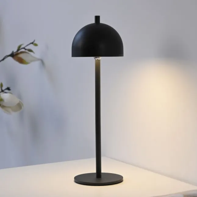Schöner Wohnen-Kollektion LED Akku Tischleuchte BELLIES, schwarz, aufladbar, USB-Ladekabel