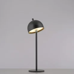 Schöner Wohnen-Kollektion LED Akku Tischleuchte BELLIES, schwarz, aufladbar, USB-Ladekabel