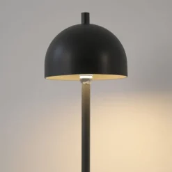 Schöner Wohnen-Kollektion LED Akku Tischleuchte BELLIES, schwarz, aufladbar, USB-Ladekabel