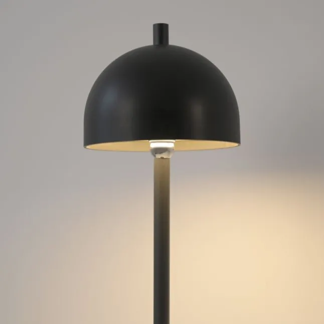 Schöner Wohnen-Kollektion LED Akku Tischleuchte BELLIES, schwarz, aufladbar, USB-Ladekabel