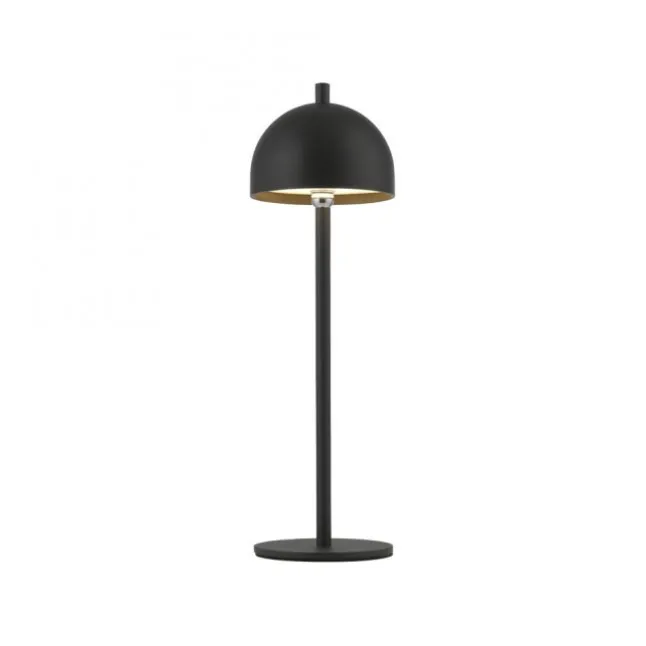 Schöner Wohnen-Kollektion LED Akku Tischleuchte BELLIES, schwarz, aufladbar, USB-Ladekabel