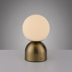 SCHÖNER WOHNEN-Kollektion LED Akku Tischleuchte RUDI, gold, USB-Ladekabel