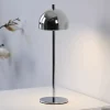 Schöner Wohnen-Kollektion LED Akku Tischleuchte BELLIS, chrom, aufladbar, USB-Ladekabel