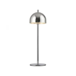Schöner Wohnen-Kollektion LED Akku Tischleuchte BELLIS, chrom, aufladbar, USB-Ladekabel