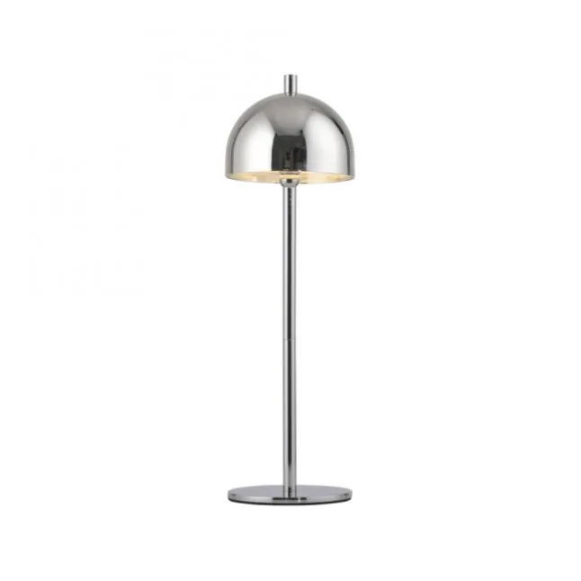 Schöner Wohnen-Kollektion LED Akku Tischleuchte BELLIS, chrom, aufladbar, USB-Ladekabel