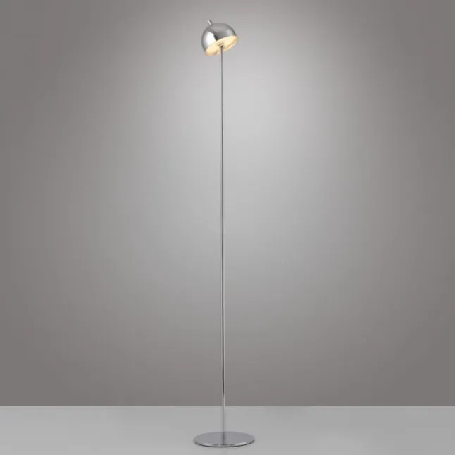 Schöner Wohnen-Kollektion LED Akku Stehleuchte BELLIES, chrom, aufladbar, USB-Ladekabel