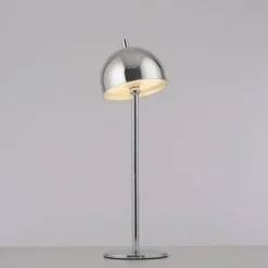 Schöner Wohnen-Kollektion LED Akku Stehleuchte BELLIES, chrom, aufladbar, USB-Ladekabel