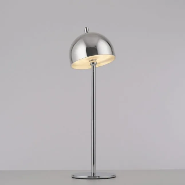 Schöner Wohnen-Kollektion LED Akku Stehleuchte BELLIES, chrom, aufladbar, USB-Ladekabel