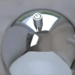 Schöner Wohnen-Kollektion LED Akku Stehleuchte BELLIES, chrom, aufladbar, USB-Ladekabel