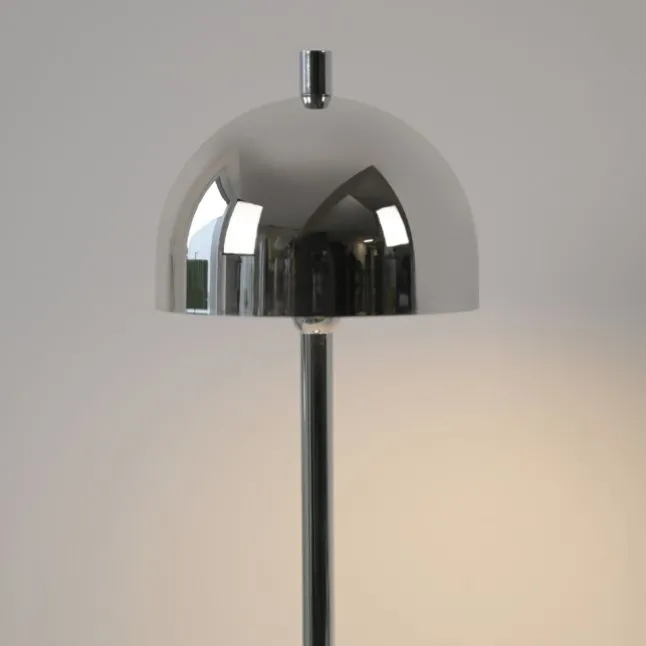 Schöner Wohnen-Kollektion LED Akku Stehleuchte BELLIES, chrom, aufladbar, USB-Ladekabel