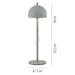 Schöner Wohnen-Kollektion LED Akku Tischleuchte BELLIES, Frühlingserwachen, aufladbar, USB-Ladekabel