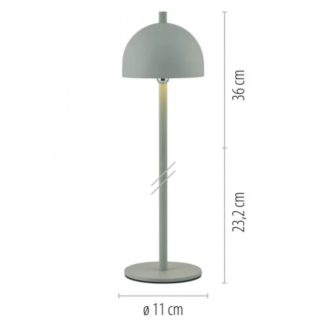 Schöner Wohnen-Kollektion LED Akku Tischleuchte BELLIES, Frühlingserwachen, aufladbar, USB-Ladekabel
