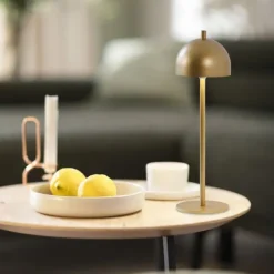 Schöner Wohnen-Kollektion LED Tischleuchte Bellies goldfarben