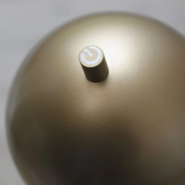 Schöner Wohnen-Kollektion LED Akku Stehleuchte BELLIES, gold, aufladbar, USB-Ladekabel
