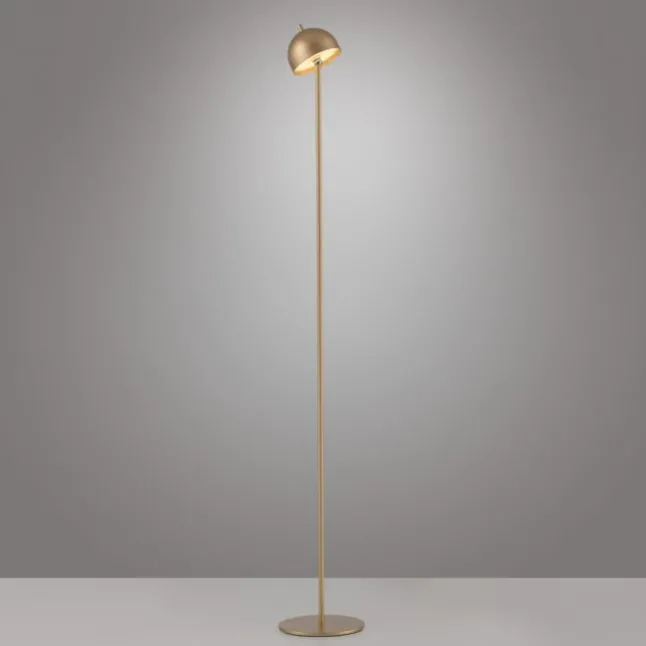 Schöner Wohnen-Kollektion LED Akku Stehleuchte BELLIES, gold, aufladbar, USB-Ladekabel