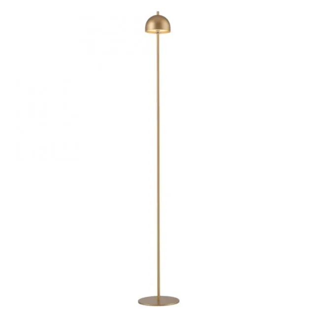 Schöner Wohnen-Kollektion LED Akku Stehleuchte BELLIES, gold, aufladbar, USB-Ladekabel