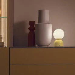 Schöner Wohnen-Kollektion LED Akku Tischleuchte RUDI, Blütenzauber, USB