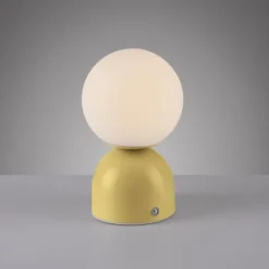 Schöner Wohnen-Kollektion LED Akku Tischleuchte RUDI, Blütenzauber, USB