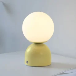 Schöner Wohnen-Kollektion LED Akku Tischleuchte RUDI, Blütenzauber, USB