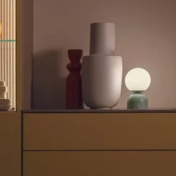 Schöner Wohnen-Kollektion LED Akku Tischleuchte RUDI, Frühlingserwachen USB