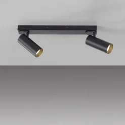 Schöner Wohnen-Kollektion LED Deckenleuchte RIK, schwarz, 2-flammig, drehbar