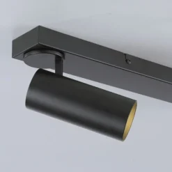 Schöner Wohnen-Kollektion LED Deckenleuchte RIK, schwarz, 2-flammig, drehbar