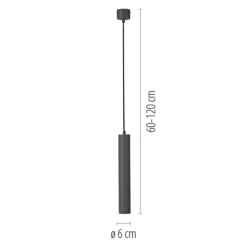 Schöner Wohnen-Kollektion Pendelleuchte DANTE, schwarz, einflammig