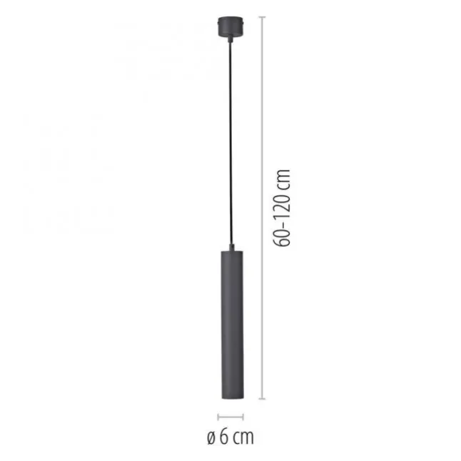 Schöner Wohnen-Kollektion Pendelleuchte DANTE, schwarz, einflammig