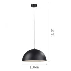 Schöner Wohnen-Kollektion Pendelleuchte ALI, schwarz, LED geeignet