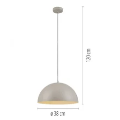 Schöner Wohnen-Kollektion Pendelleuchte ALI, sandfarben, LED geeignet