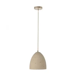 Schöner Wohnen-Kollektion Pendelleuchte TRAVENTA, sandfarben, E27 Fassung