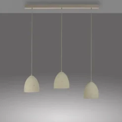 Schöner Wohnen-Kollektion Pendelleuchte TRAVENTA, sandfarben, 3-flammig