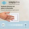 Schöner Wohnen-Kollektion Pendelleuchte SIA schwarz, 5-flammig, Rauchglas, dimmbar