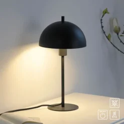 Schöner Wohnen-Kollektion Tischleuchte ALI, schwarz, 1,5 m Kabellänge