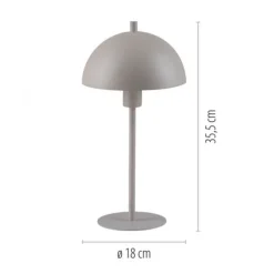 Schöner Wohnen-Kollektion Tischleuchte ALI, sandfarben, 1,5 m Kabellänge