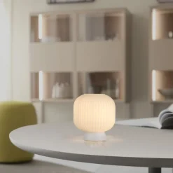 Schöner Wohnen-Kollektion Tischleuchte NAMI, weiss, E27, LED geeignet