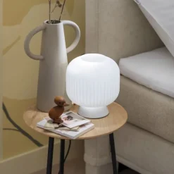 Schöner Wohnen-Kollektion Tischleuchte NAMI, weiss, E27, LED geeignet